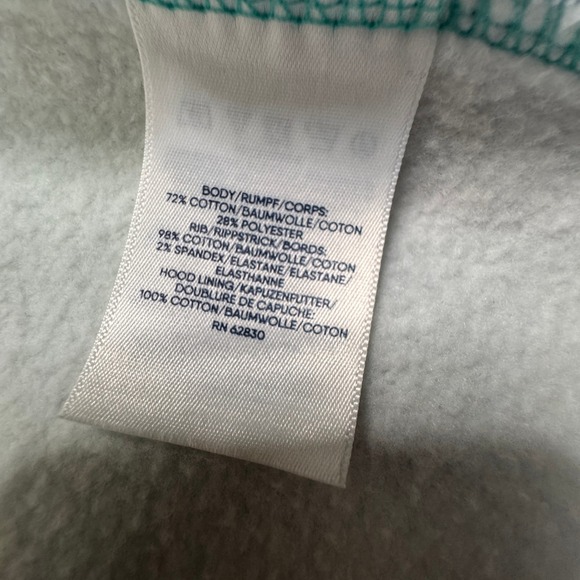 Lands End Serious Sweats Hooded Plaid Robe Belted Cozy Loungewear Size S - Picture 4 of 14